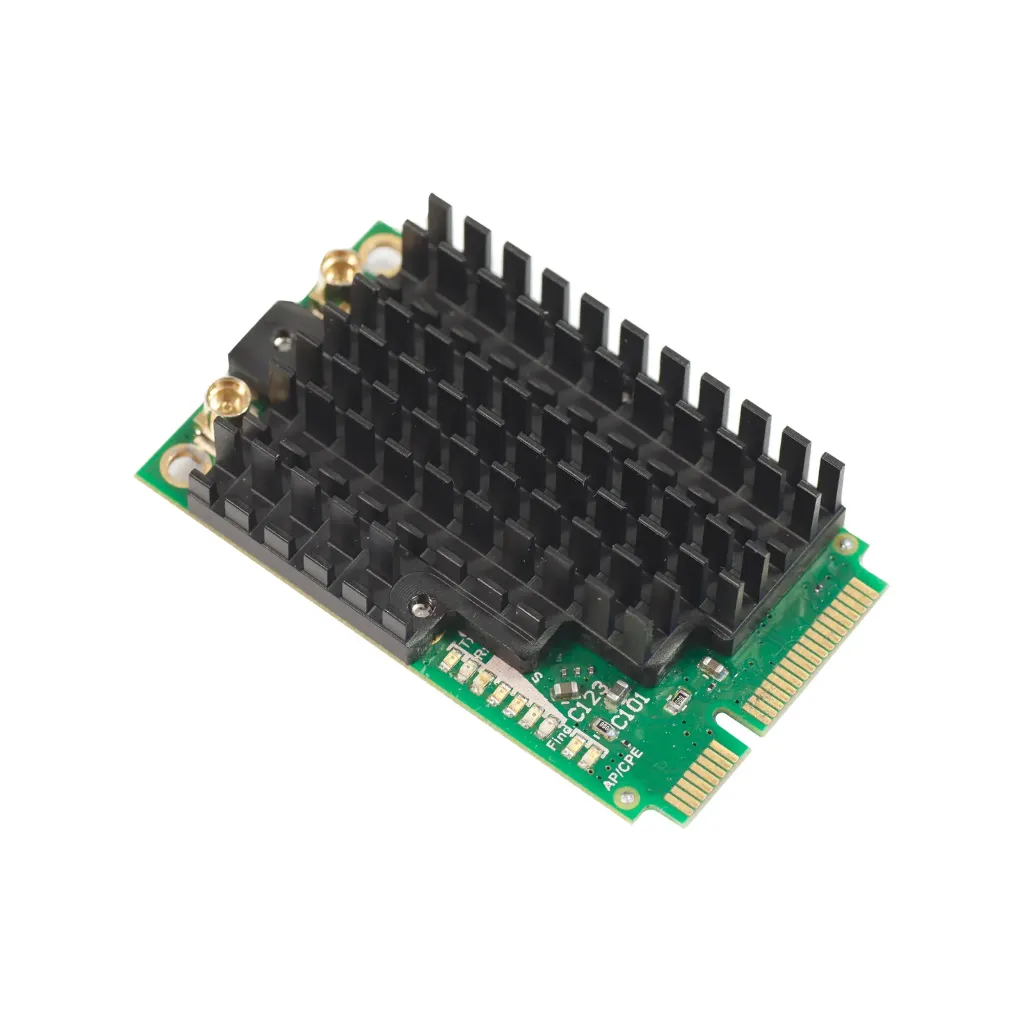 [R11e-5HnD] Mikrotik R11e-5HnD 802.11a/n High Power miniPCI-e card with MMCX connectors