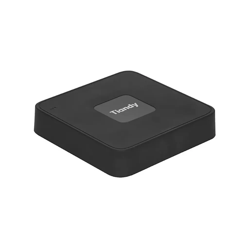 [TC-R3104 Spec:I/B/P4/C/Eu/L/S/V2.0] Tiandy TC-R3104 Spec:I/B/P4/C/Eu/L/S/V2.0 - AK series  - 4-ch, 60Mbps/40Mbps, recording resolution up to 6MP, decoding ability 1*6MP,1*5MP, 4*1080p, 4*720p, video output:1 HDMI output, 1VGA output;USB interface: 2xUSB 2.0, Aluminum Plastic housing 