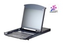 ATEN KL1108VN-AXA-AG / 8-Port Cat 5 Dual Rail 19" LCD KVM over IP Switch with Virtual Media and with US English keyboard