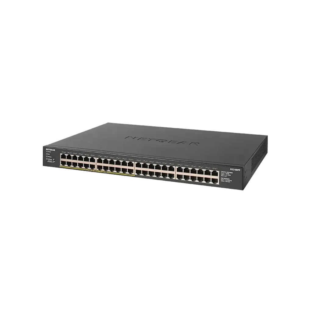 Netgear GS348PP-100EUS   48PT GE (24PT POE/POE+ , total 380W)  Unmg. Switch RM