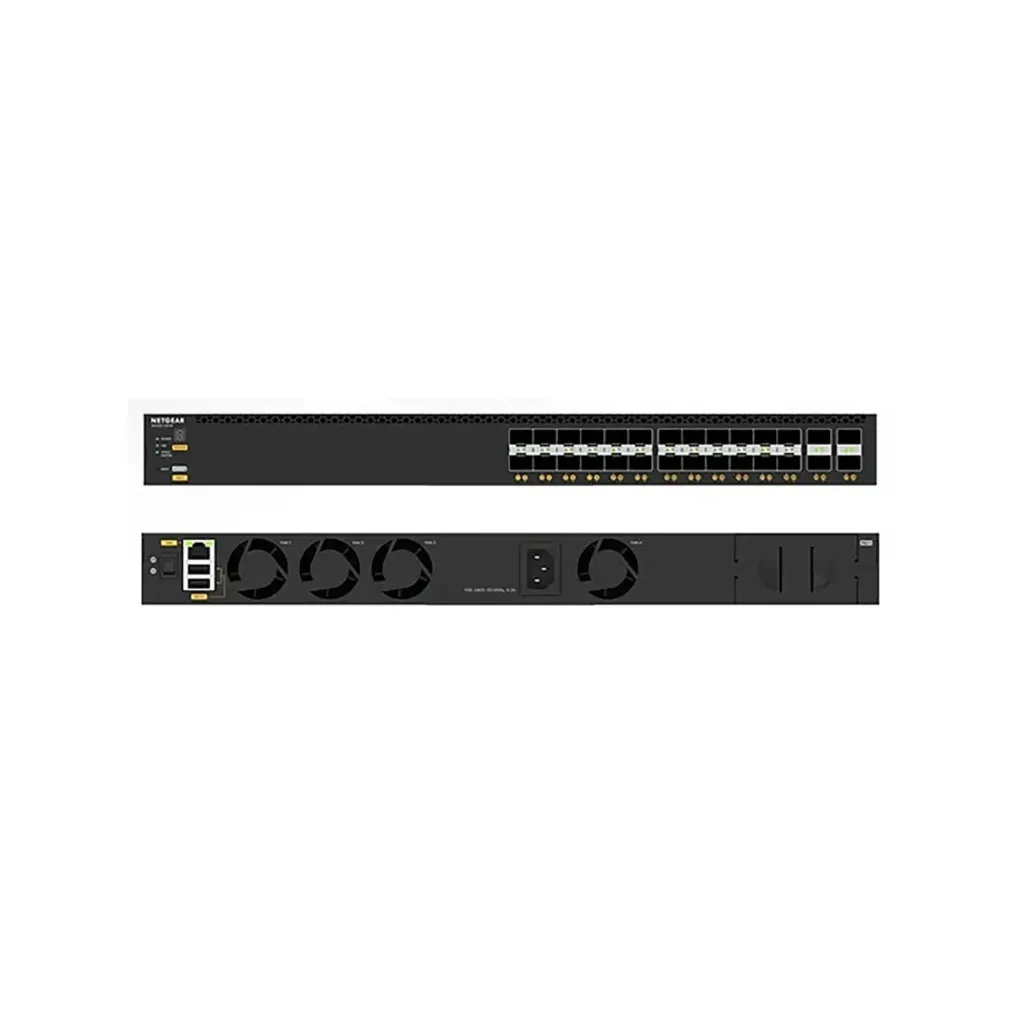 Netgear XSM4328FV-100NES / M4350-24F4V / 24xSFP+ and 4xSFP28 25G L3 Managed stackable switch AV Line