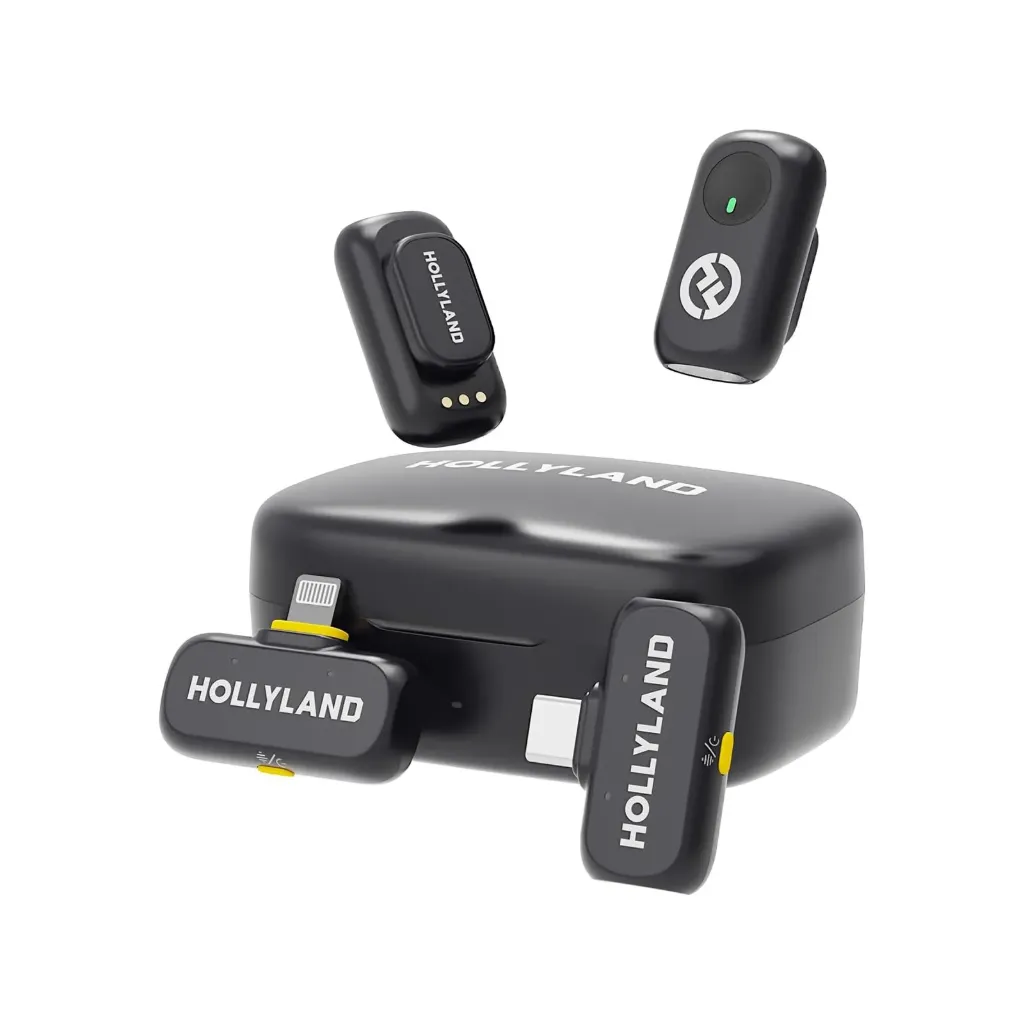 LARK A1 Combo (Space Gray, with USB-C RX + Lightning RX + Charging Case) Wireless Microphone